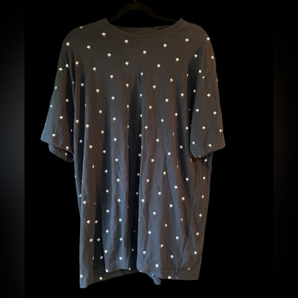 PD&C Dark Blue Tee with Palm Trees